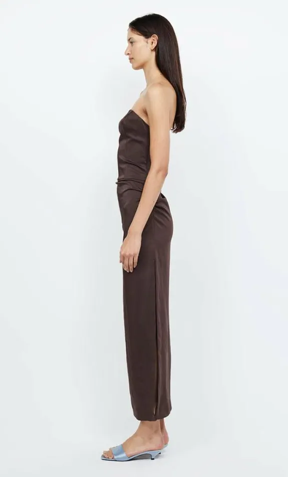 Dresses Bec Bridge Jones Strapless Maxi Dress Cocoa