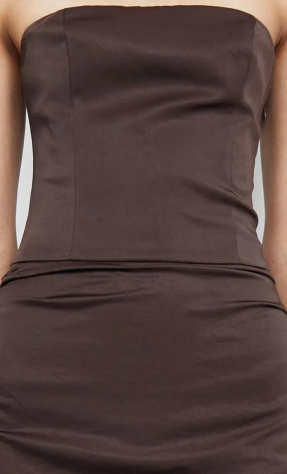 Dresses Bec Bridge Jones Strapless Maxi Dress Cocoa