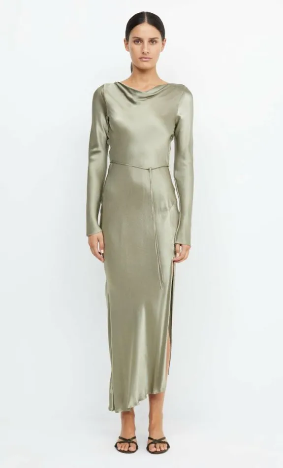 Dresses Bec Bridge Moon Dance Long Sleeve Maxi Dress Sage