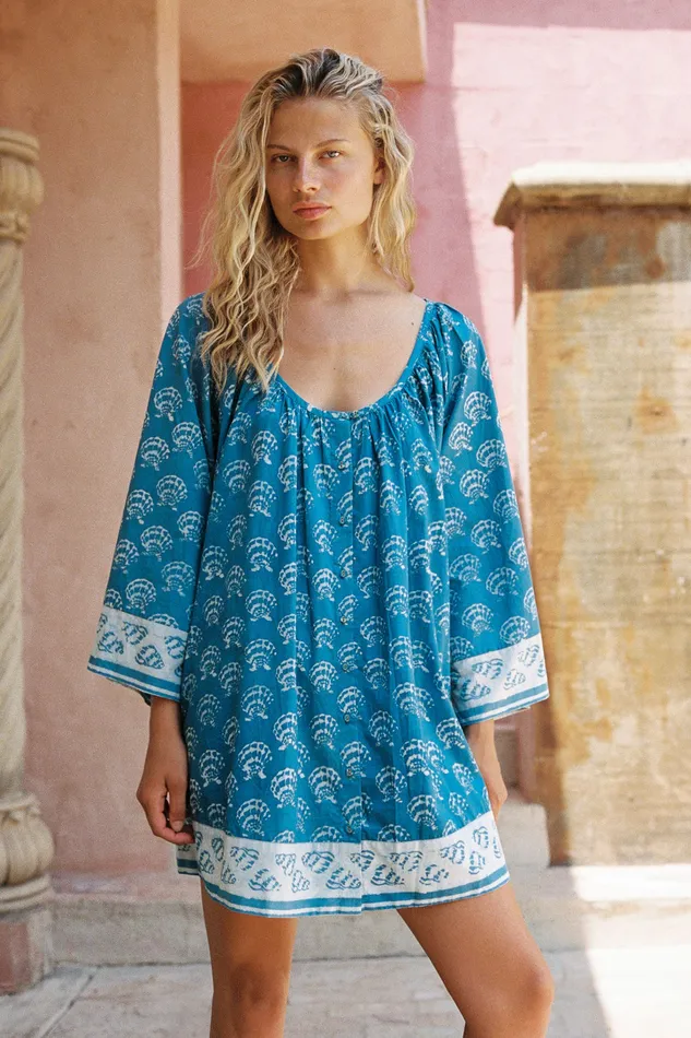 Dresses The Lara Dress Ocean Seashell Christy Dawn Women Dresses The Lara Dress Ocean Seashell Christy Dawn Women
