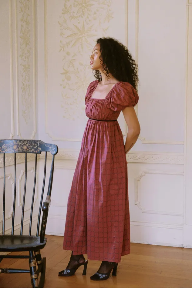 Dresses Women Christy Dawn The Addison Dress Crimson Trellis