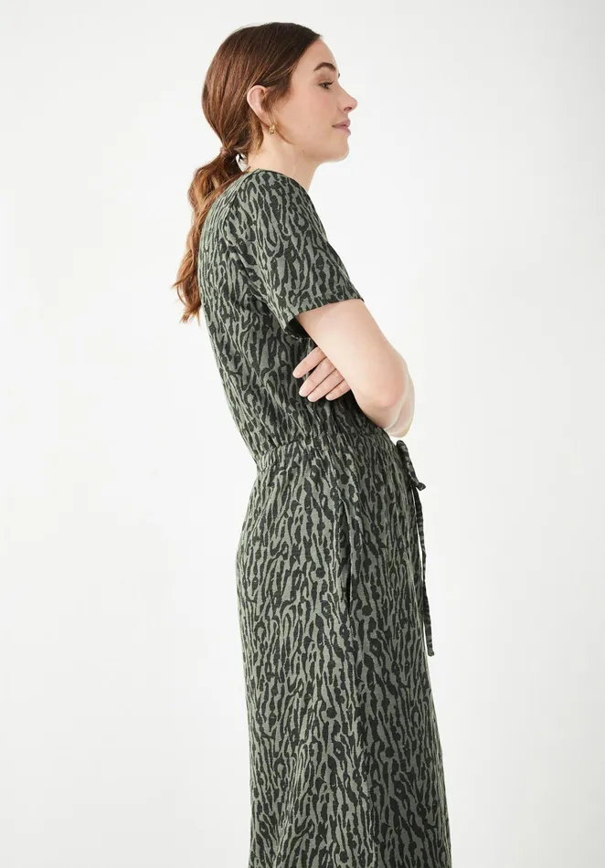 Dresses Women Hush Bay Jersey Dress Animal Abstract Khaki