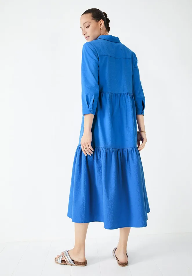 Dresses Women Hush Cersie Textured Dress Blue