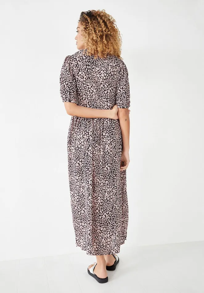 Dresses Women Hush Clarice Midi Dress Leopard Floral Navy Ecru