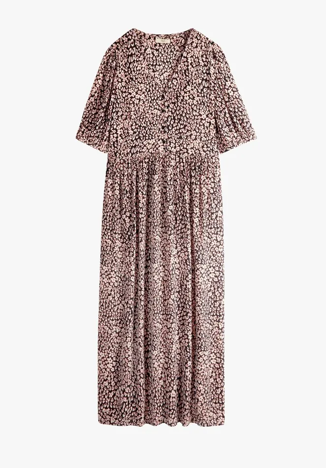 Dresses Women Hush Clarice Midi Dress Leopard Floral Navy Ecru