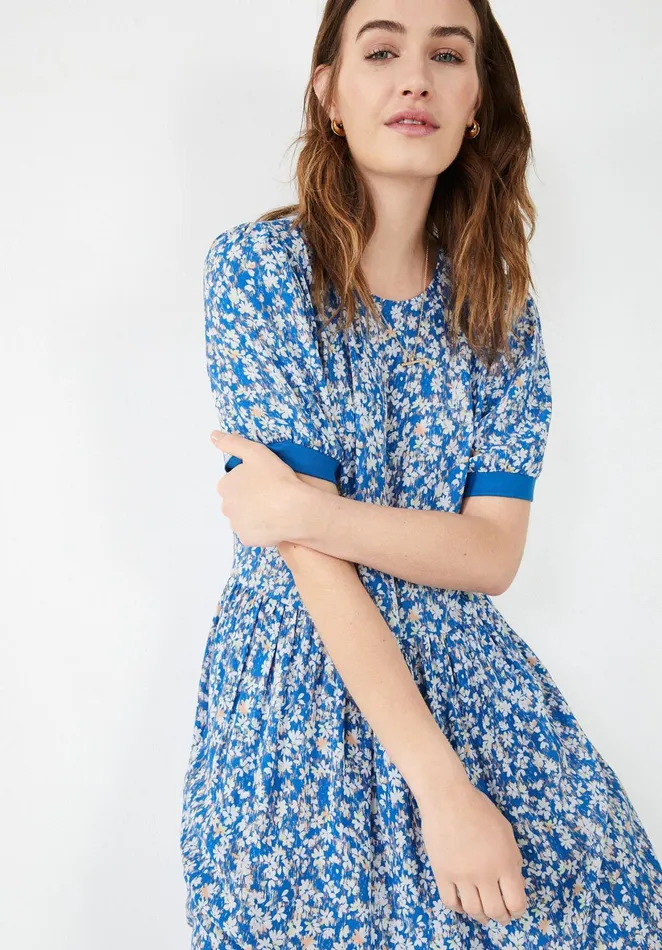 Dresses Women Hush Jesse Midi Dress Watercolour Floral Blue