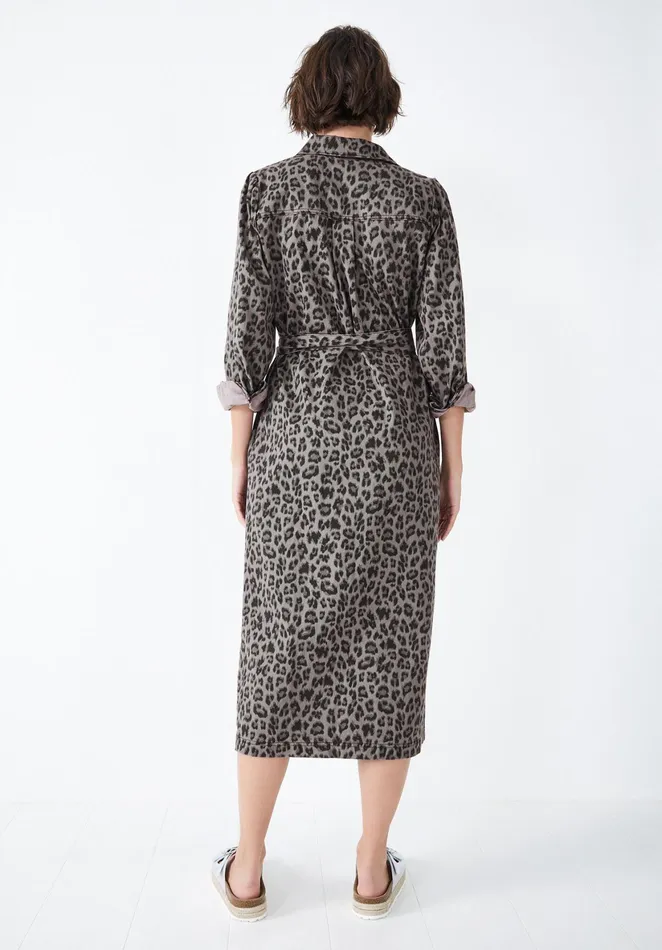 Dresses Women Hush Lexi Denim Dress Greyleopard