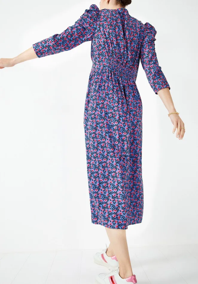 Dresses Women Hush Rea Tea Dress Leafy Floral Blue