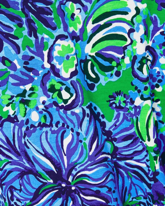 Dresses Women Lilly Pulitzer Fairfax 34 Sleeve Dress Abaco Blue In Turtle Awe Dresses Women Lilly Pulitzer Fairfax 34 Sleeve Dress Abaco Blue In Turtle Awe