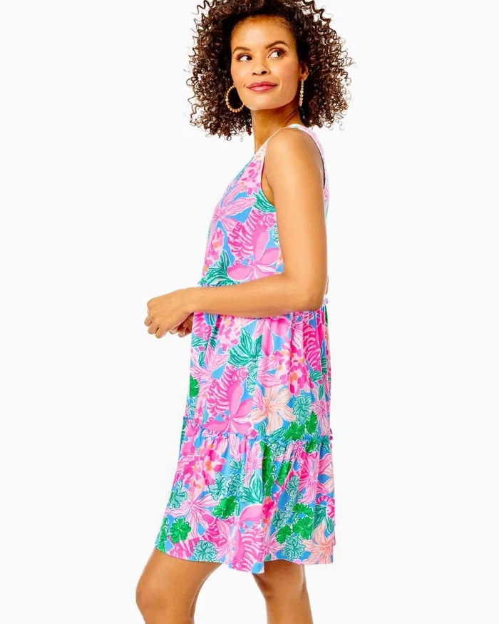 Dresses Women Lilly Pulitzer Lorina Swing Dress Multi Tigers Lair Dresses Women Lilly Pulitzer Lorina Swing Dress Multi Tigers Lair