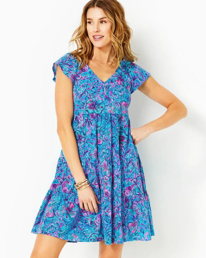 Dresses Women Lilly Pulitzer Lorina Swing Dress Multi Tigers Lair Dresses Women Lilly Pulitzer Lorina Swing Dress Multi Tigers Lair