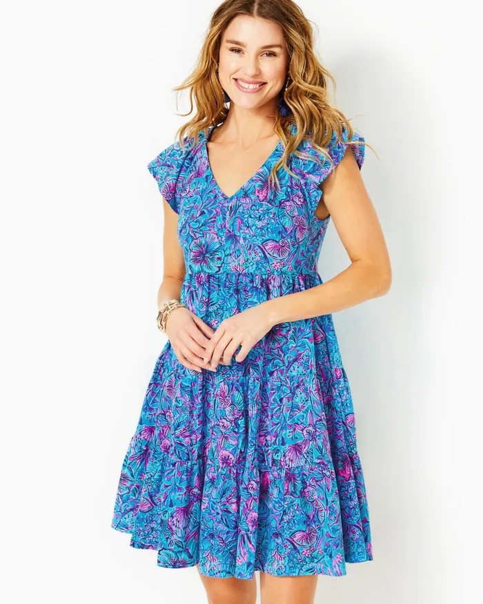 Dresses Women Lilly Pulitzer Lorina Swing Dress Multi Tigers Lair Dresses Women Lilly Pulitzer Lorina Swing Dress Multi Tigers Lair