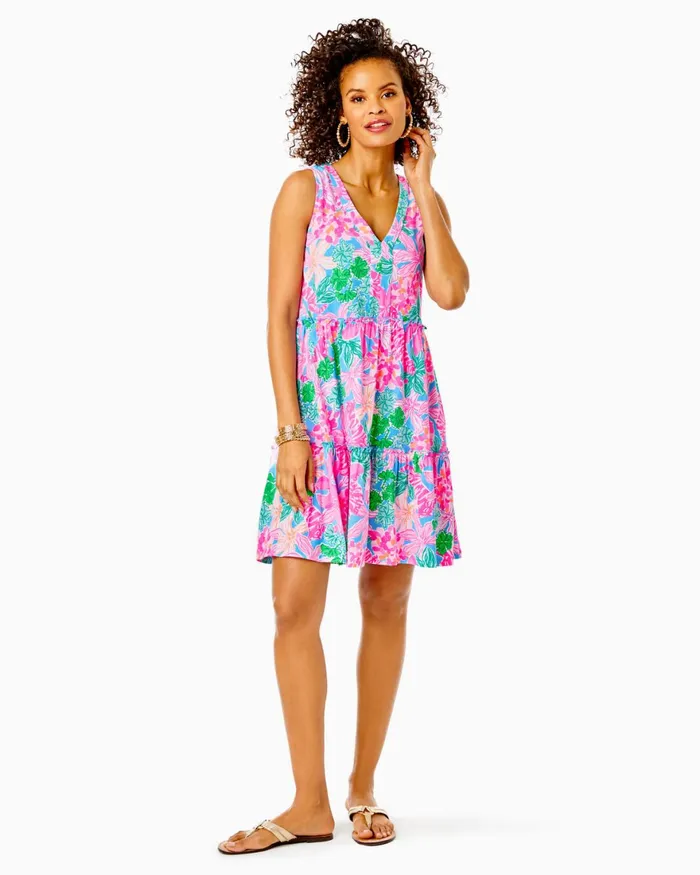 Dresses Women Lilly Pulitzer Lorina Swing Dress Multi Tigers Lair Dresses Women Lilly Pulitzer Lorina Swing Dress Multi Tigers Lair