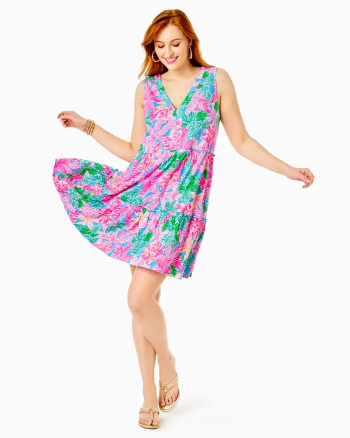Dresses Women Lilly Pulitzer Lorina Swing Dress Multi Tigers Lair Dresses Women Lilly Pulitzer Lorina Swing Dress Multi Tigers Lair