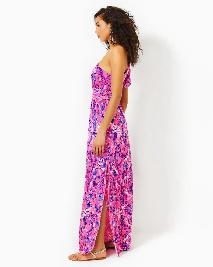 Dresses Women Lilly Pulitzer Solana OneShoulder Maxi Dress Havana Pink Turtle Tidepool Engineered Knit Dress Dresses Women Lilly Pulitzer Solana OneShoulder Maxi Dress Havana Pink Turtle Tidepool Engineered Knit Dress
