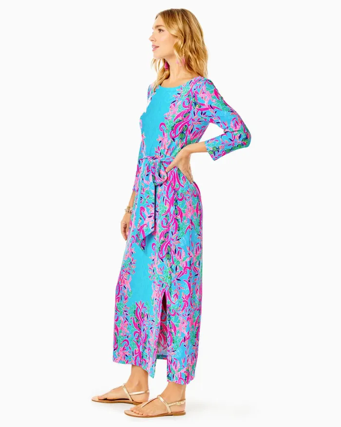 Dresses Women Lilly Pulitzer UPF 50 Carabella Chillylilly Midi Dress Multi Seaweed Samba Engineered Chillylilly Dresses Women Lilly Pulitzer UPF 50 Carabella Chillylilly Midi Dress Multi Seaweed Samba Engineered Chillylilly