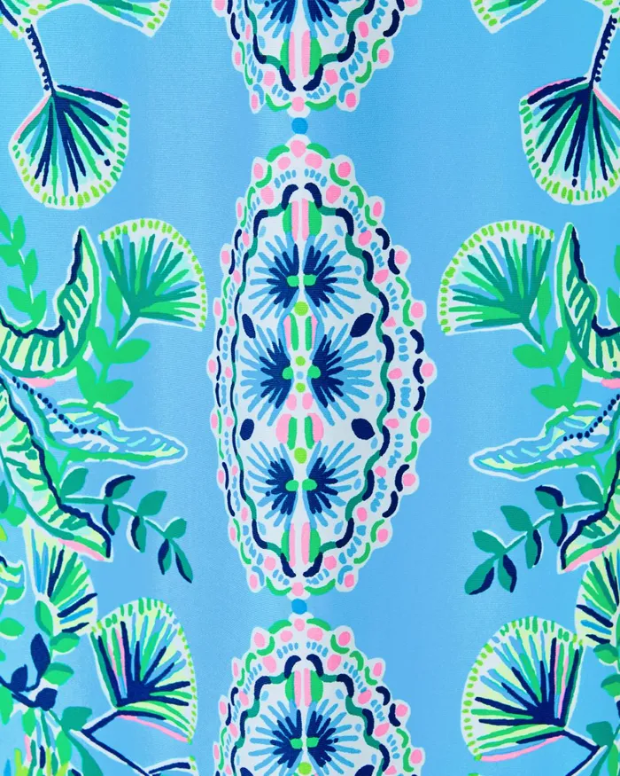 Dresses Women Lilly Pulitzer UPF 50 ChillyLilly Seralina Maxi Dress Frenchie Blue Mosaic Shells Engineered Chillylilly Dresses Women Lilly Pulitzer UPF 50 ChillyLilly Seralina Maxi Dress Frenchie Blue Mosaic Shells Engineered Chillylilly