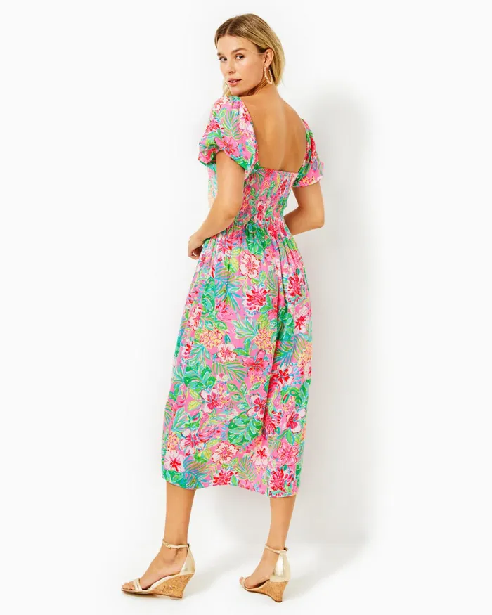Dresses Women Lilly Pulitzer UPF 50 ChillyLilly Seralina Maxi Dress Frenchie Blue Mosaic Shells Engineered Chillylilly Dresses Women Lilly Pulitzer UPF 50 ChillyLilly Seralina Maxi Dress Frenchie Blue Mosaic Shells Engineered Chillylilly