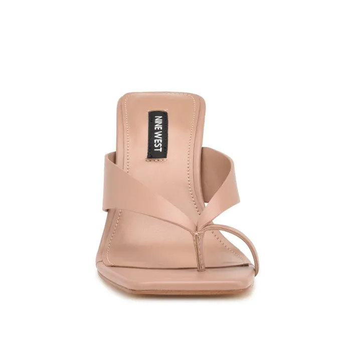 Durlife Heeled Thong Sandals Dark Blush Women Nine West Heels Durlife Heeled Thong Sandals Dark Blush Women Nine West Heels