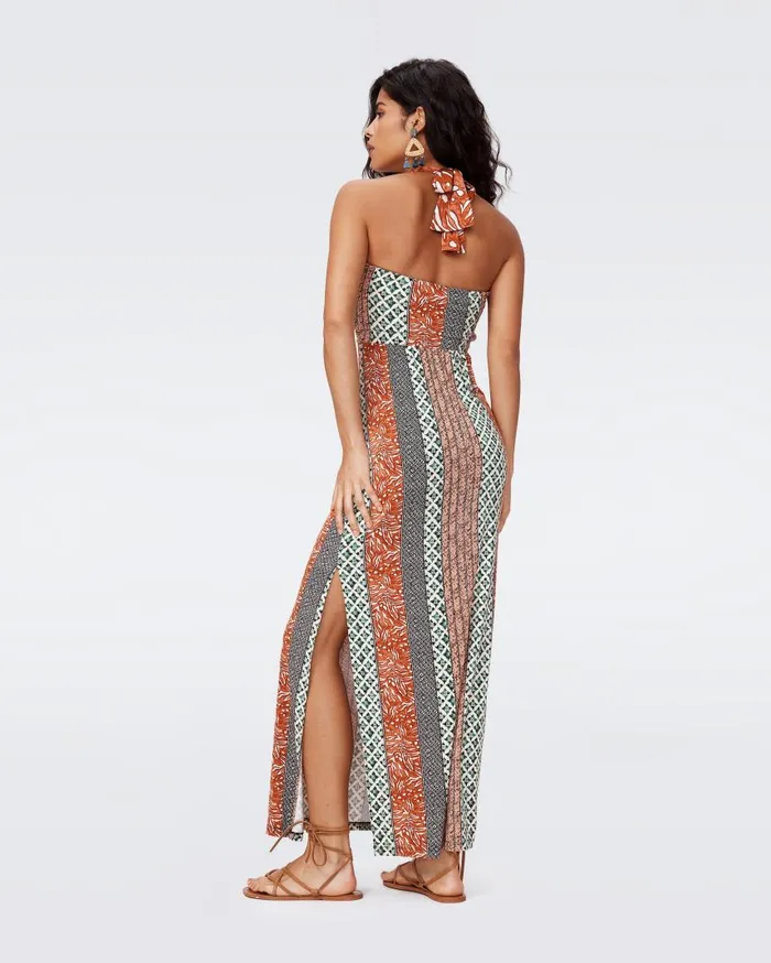 DVF Dresses Women Annabelle Dress Ibiza Stripe