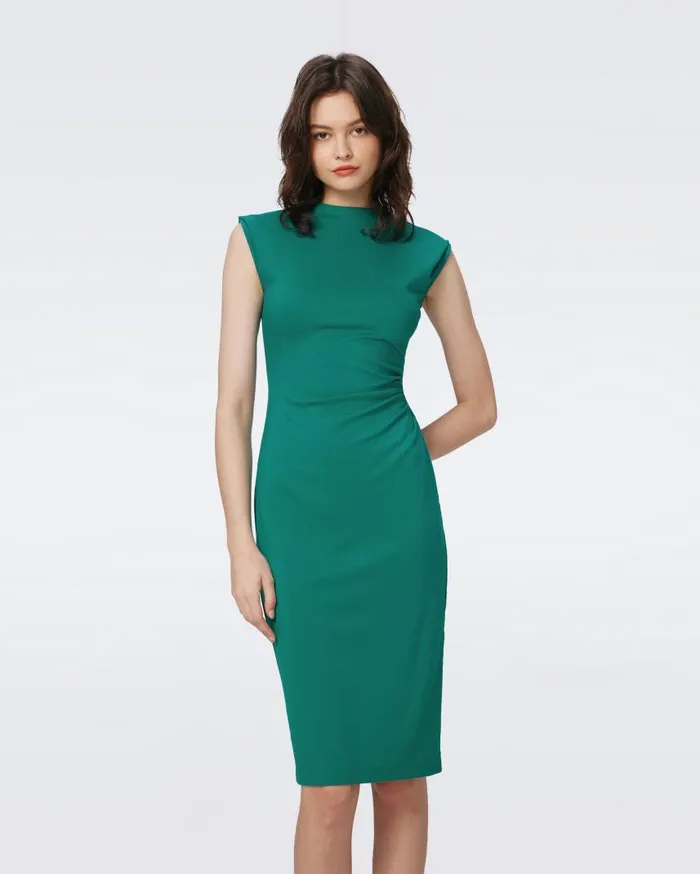 DVF Dresses Women Darrius Dress Emerald