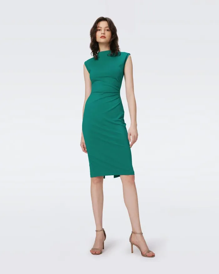 DVF Dresses Women Darrius Dress Emerald DVF Dresses Women Darrius Dress Emerald