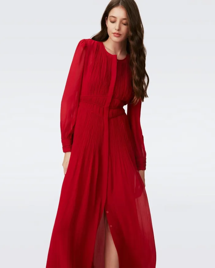 DVF Dresses Women Dressy Dress Magenta