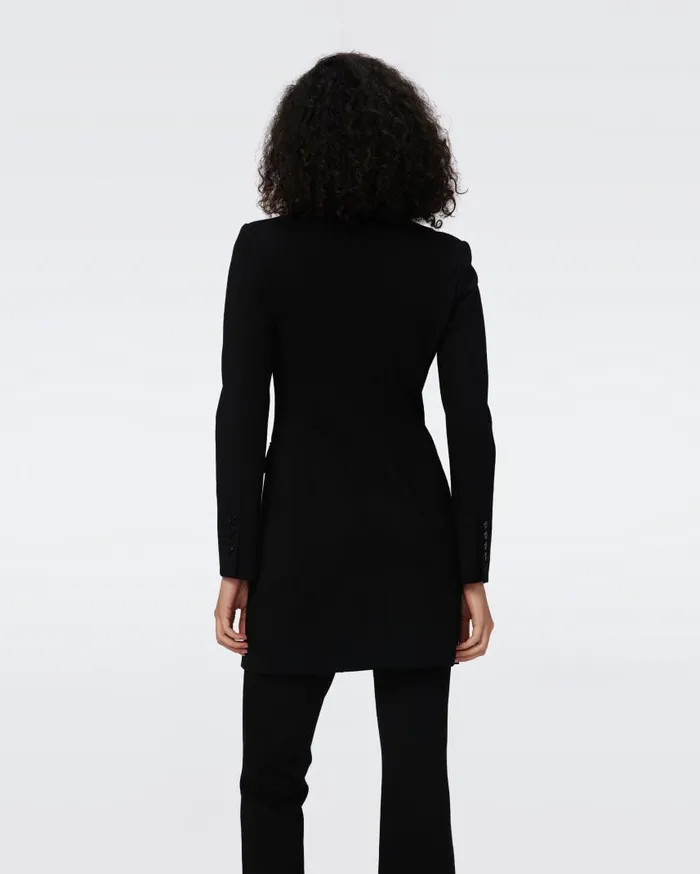 DVF Dresses Women Virginia Blazer Dress Black