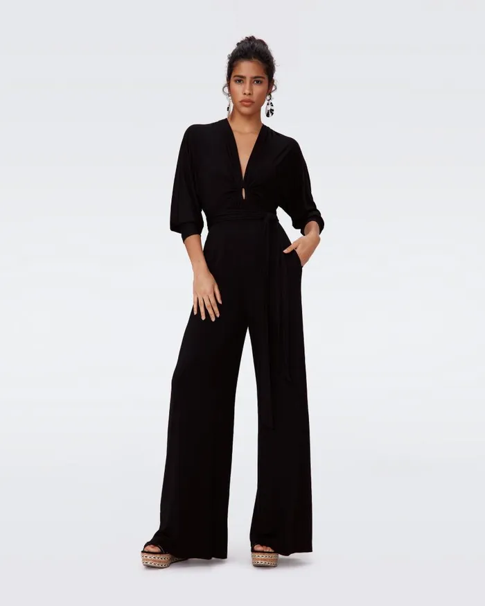 DVF Jumpsuits and Rompers Women Aurelia Jumpsuit Black