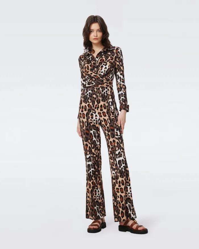 DVF Jumpsuits and Rompers Women Michelle Jumpsuit Jungle Cat