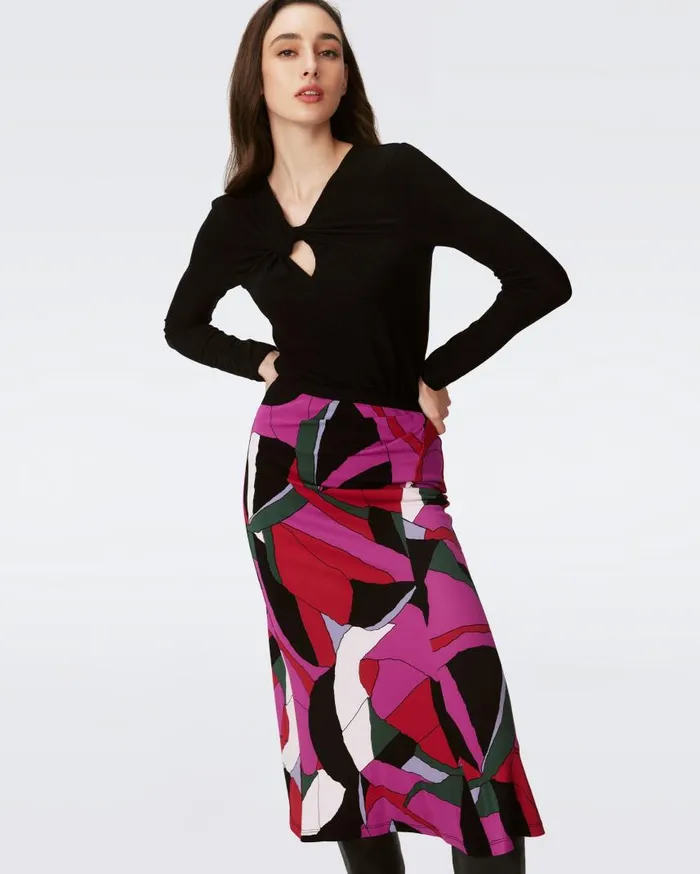 DVF Skirts Women Whitley Skirt Huge Tendu