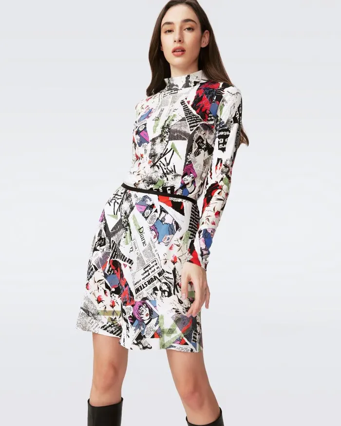 DVF Tops Women Doha Top Poster Girl