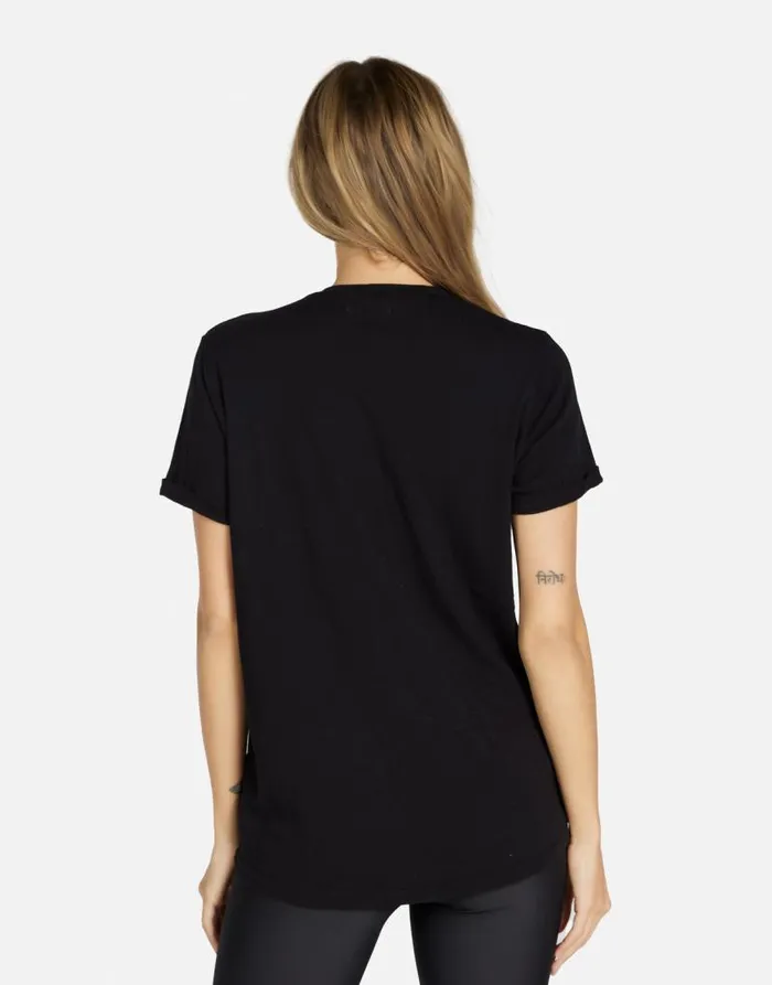 Edda Diamond Happyface Black Women Lauren Moshi Short Sleeve