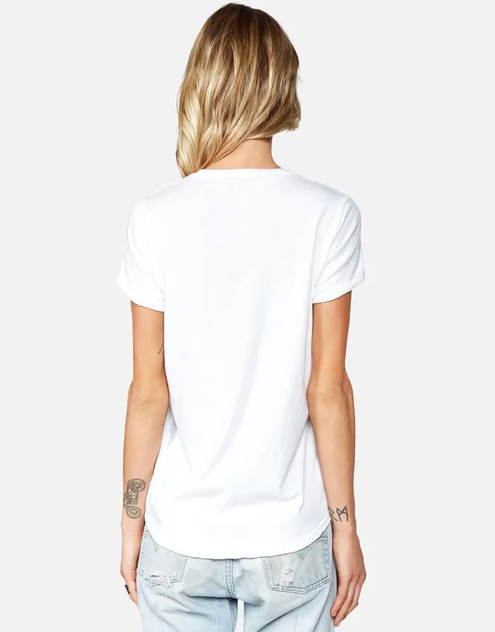 Edda Prayer Hands White Women Lauren Moshi Short Sleeve