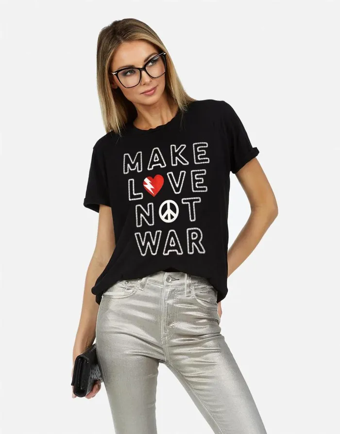 Edda X Make Love Not War Black Women Lauren Moshi Short Sleeve