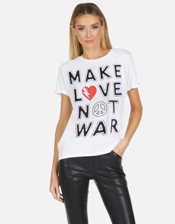 Edda X Make Love Not War Black Women Lauren Moshi Short Sleeve