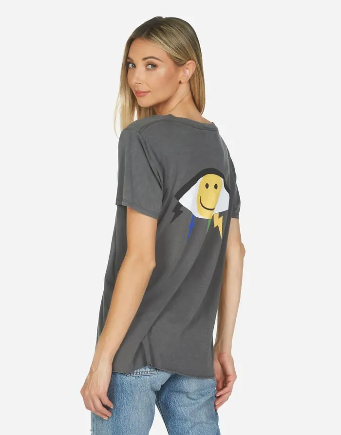 Elara Color Punk Happy Eye Pigment Black Women Lauren Moshi Short Sleeve