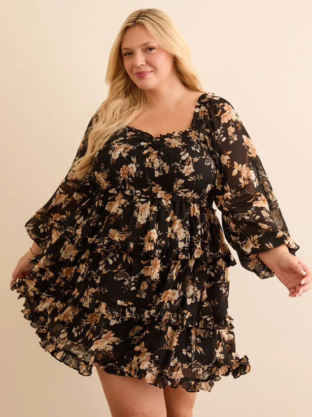 Ellerbina Floral Mini Dress Blackfloral Women Altar039d State Dresses Ellerbina Floral Mini Dress Blackfloral Women Altar039d State Dresses