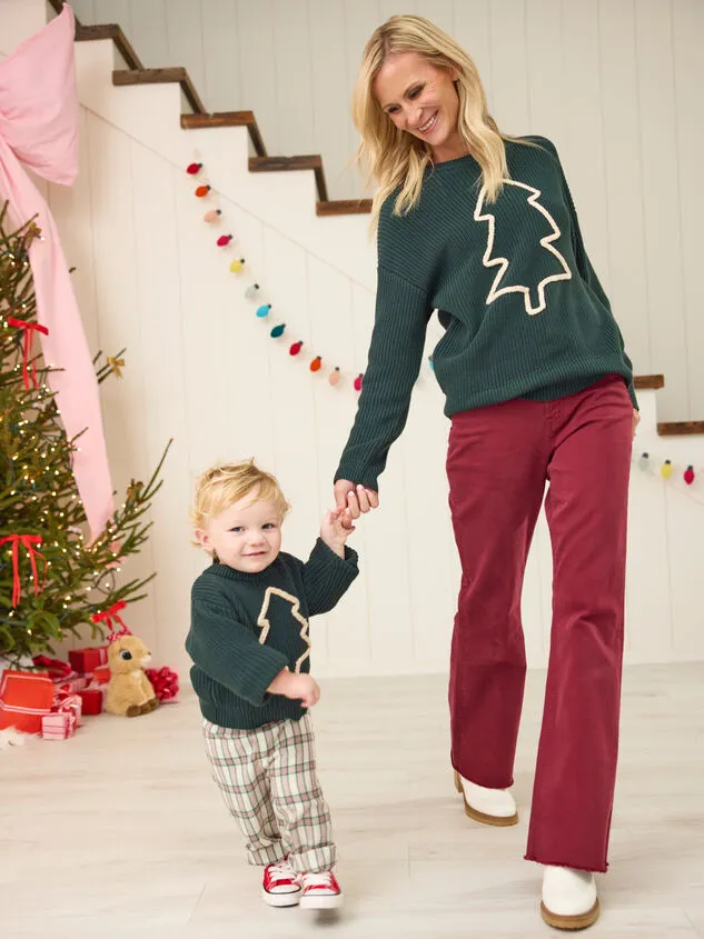 Embroidered Christmas Tree Mama Sweater Spruce Women Altar039d State Mama