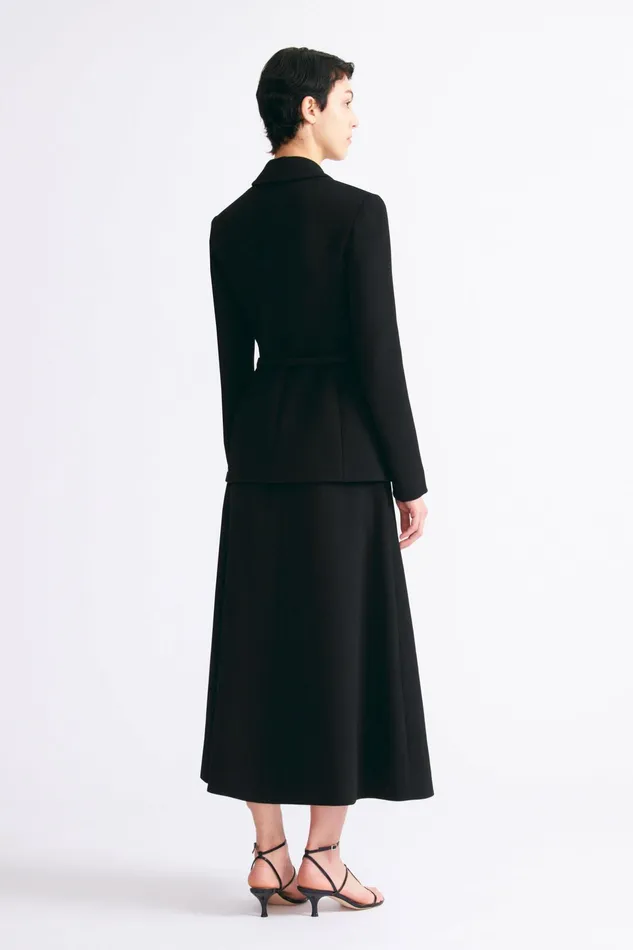 Emilia Wickstead Danya Tailored Jacket In Black Double Crepe Women Jackets And Coats Emilia Wickstead Danya Tailored Jacket In Black Double Crepe Women Jackets And Coats