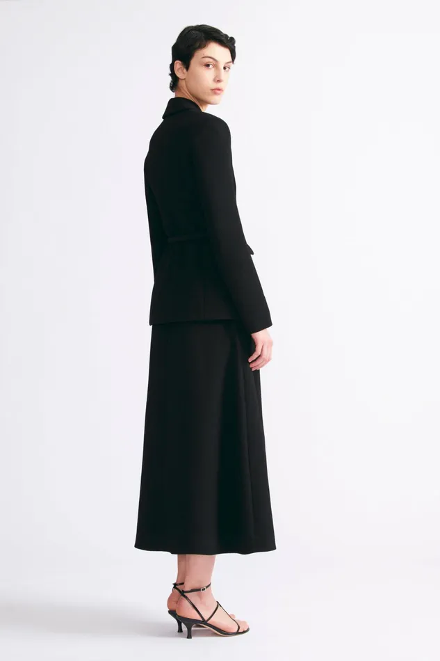 Emilia Wickstead Danya Tailored Jacket In Black Double Crepe Women Jackets And Coats Emilia Wickstead Danya Tailored Jacket In Black Double Crepe Women Jackets And Coats