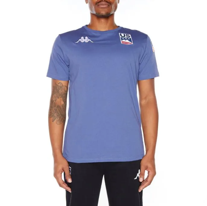 Estessi US TShirt 8211 Blue Fiord Blue Fiord Men Kappa TShirts