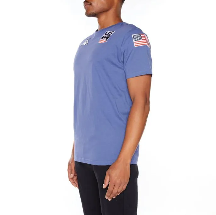Estessi US TShirt 8211 Blue Fiord Blue Fiord Men Kappa TShirts