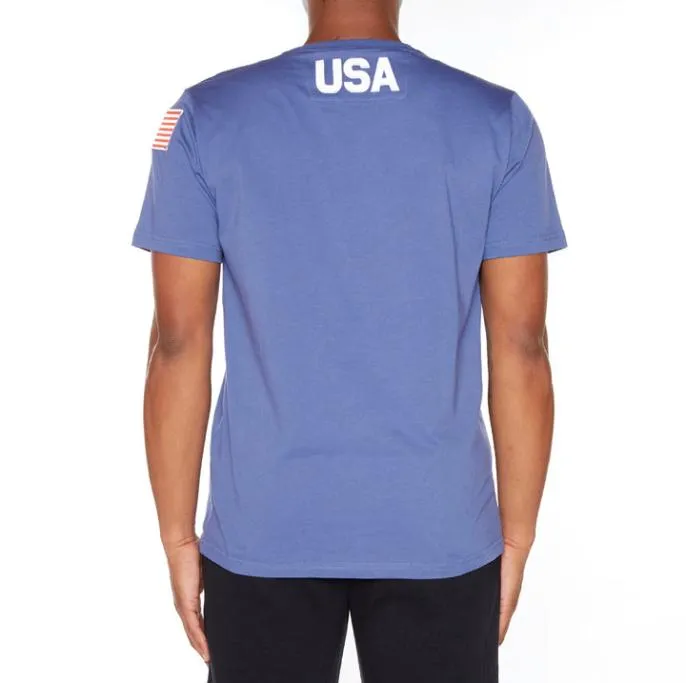 Estessi US TShirt 8211 Blue Fiord Blue Fiord Men Kappa TShirts