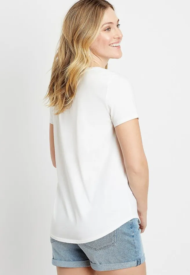 Faith Can Move Mountains Graphic Tee Women Maurices Tops