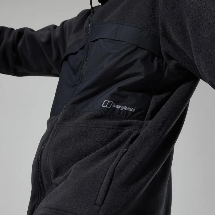Fleece Men Berghaus Tannen Fleece Jacket 8211 Black