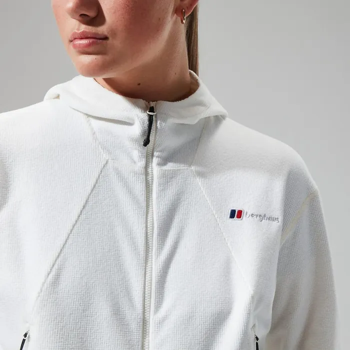 Fleece Women Berghaus Belleview Fleece Hooded Jacket 8211 Natural