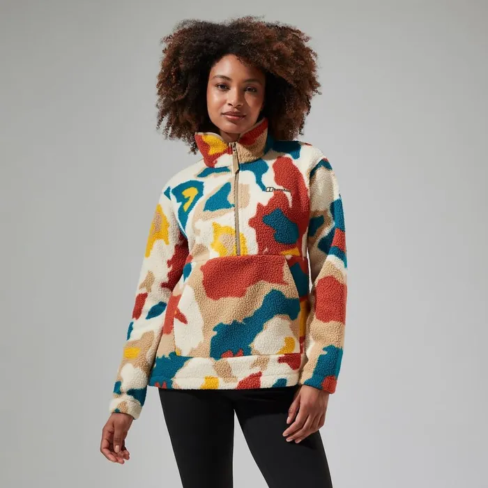 Fleece Women Berghaus Hawksker Half Zip Fleece 8211 RedNaturalYellowTurquoise Fleece Women Berghaus Hawksker Half Zip Fleece 8211 RedNaturalYellowTurquoise