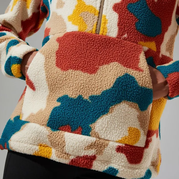 Fleece Women Berghaus Hawksker Half Zip Fleece 8211 RedNaturalYellowTurquoise Fleece Women Berghaus Hawksker Half Zip Fleece 8211 RedNaturalYellowTurquoise