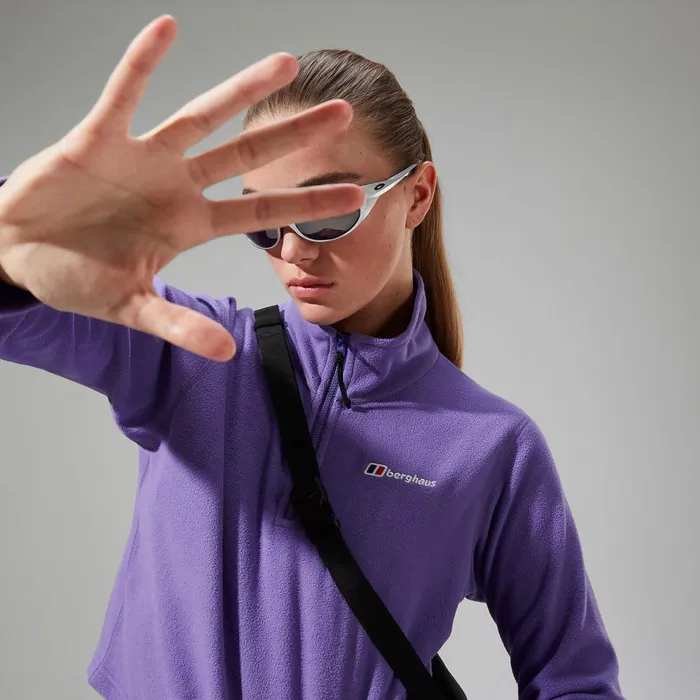Fleece Women Berghaus URB Prism Cropped Half Zip Fleece 8211 Purple Fleece Women Berghaus URB Prism Cropped Half Zip Fleece 8211 Purple